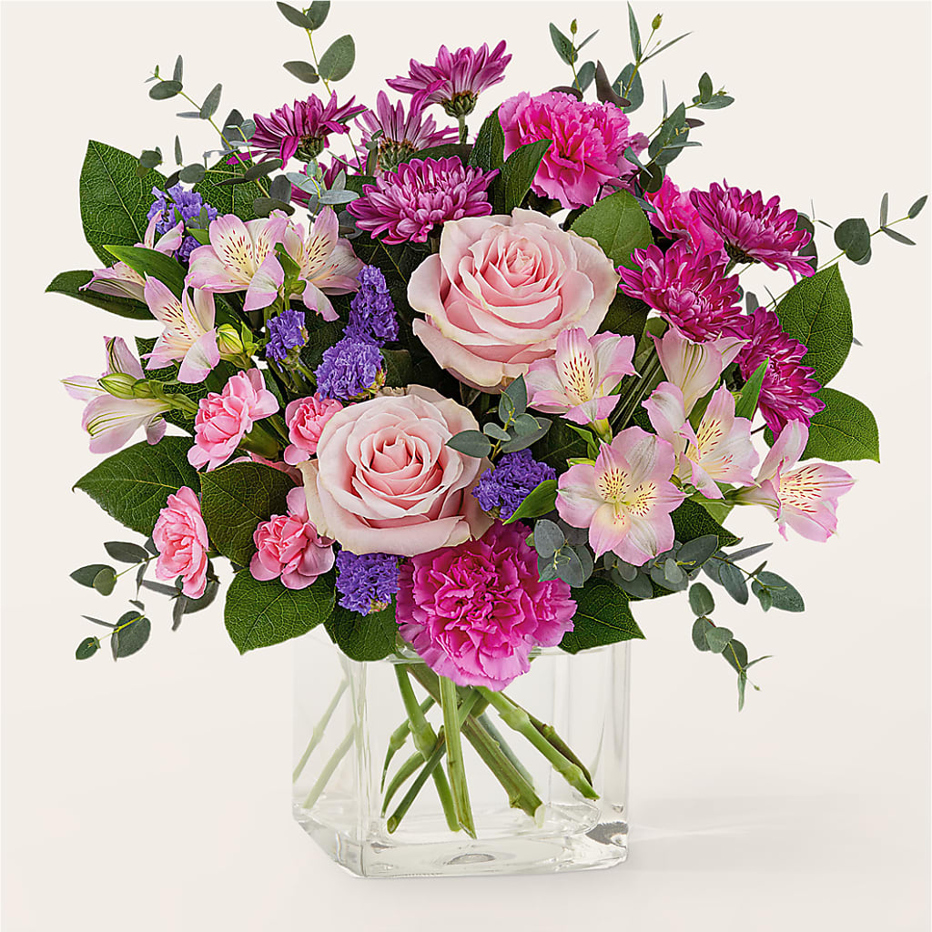 Rosy Radiance Bouquet – Margartia Flowers, Jersey City NJ
