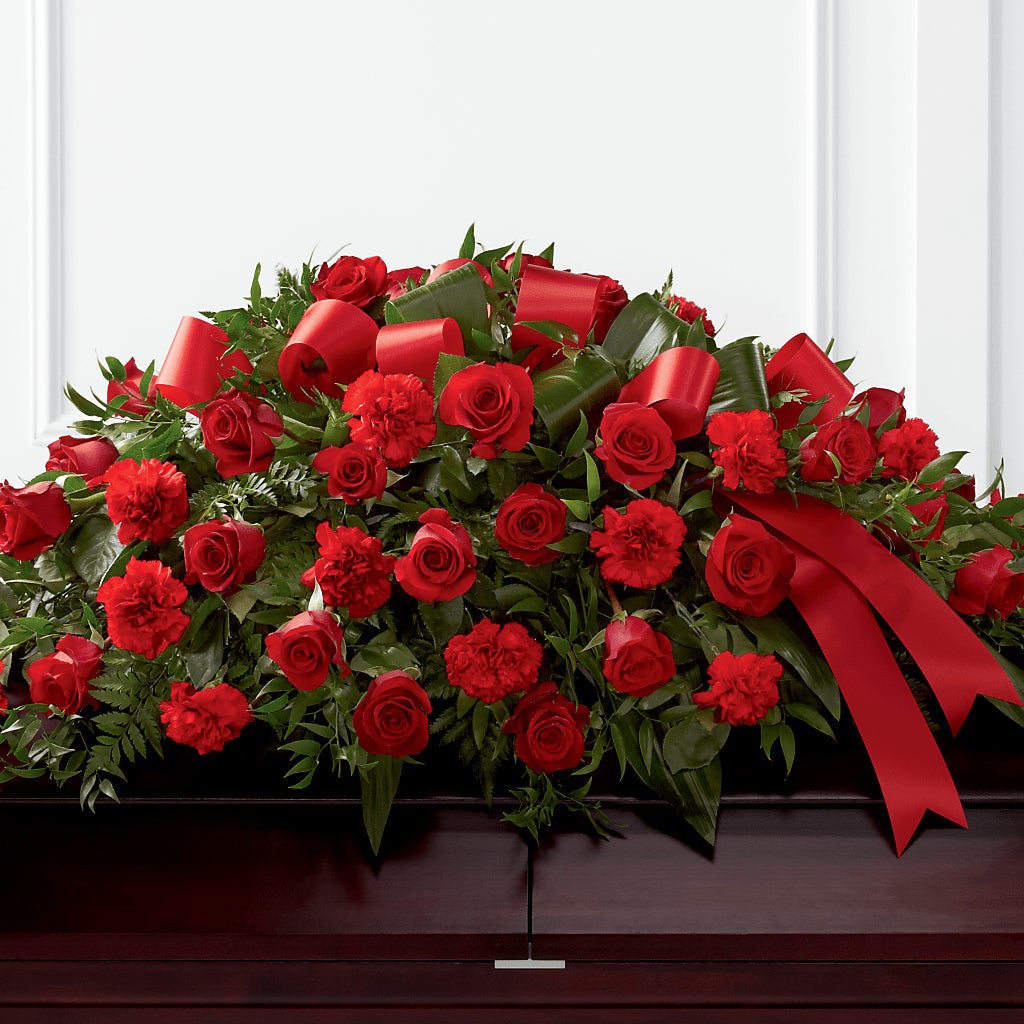 Tribute of Life Casket Spray – Margartia Flowers, Jersey City NJ
