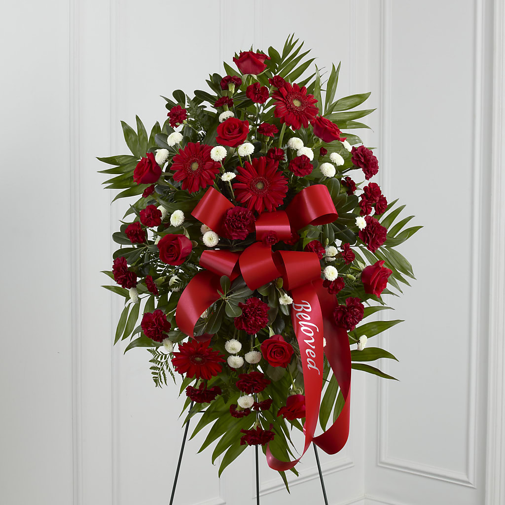 Treasured Memories Standing Spray – Margartia Flowers, Jersey City NJ