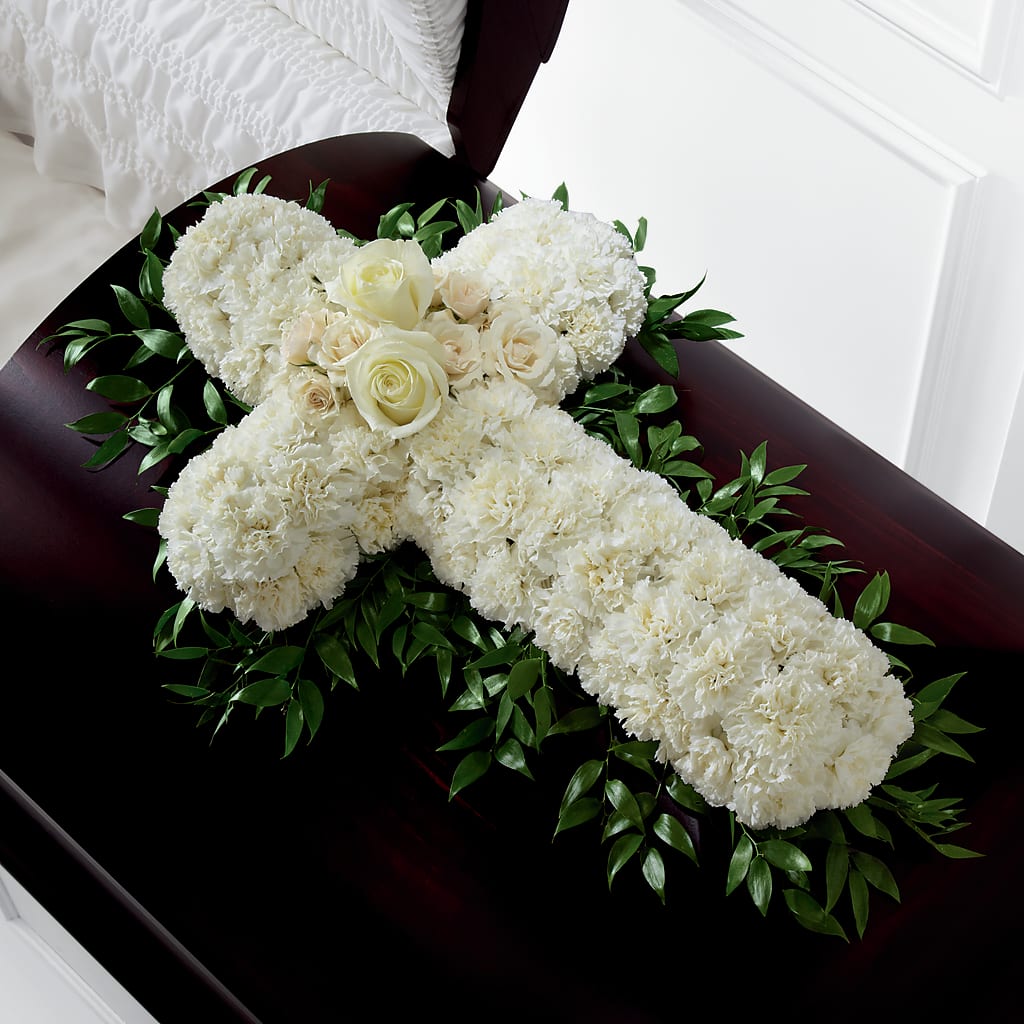Peaceful Memories Casket Spray (Standard) – Margartia Flowers, Jersey City NJ
