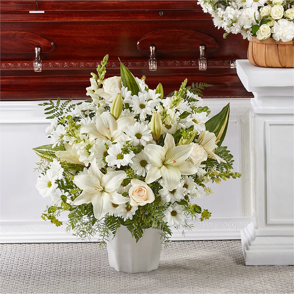 Thoughts of Tranquility Floor Basket – Margartia Flowers, Jersey City NJ