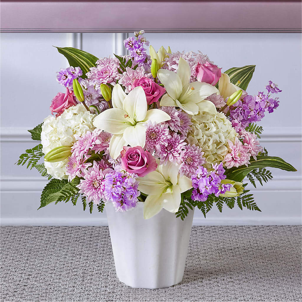 Heaven Sent Floor Basket – Margartia Flowers, Jersey City NJ