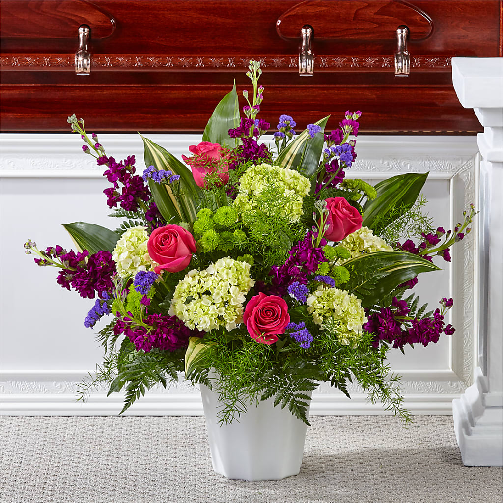 Beautiful Horizons Floor Basket – Margartia Flowers, Jersey City NJ