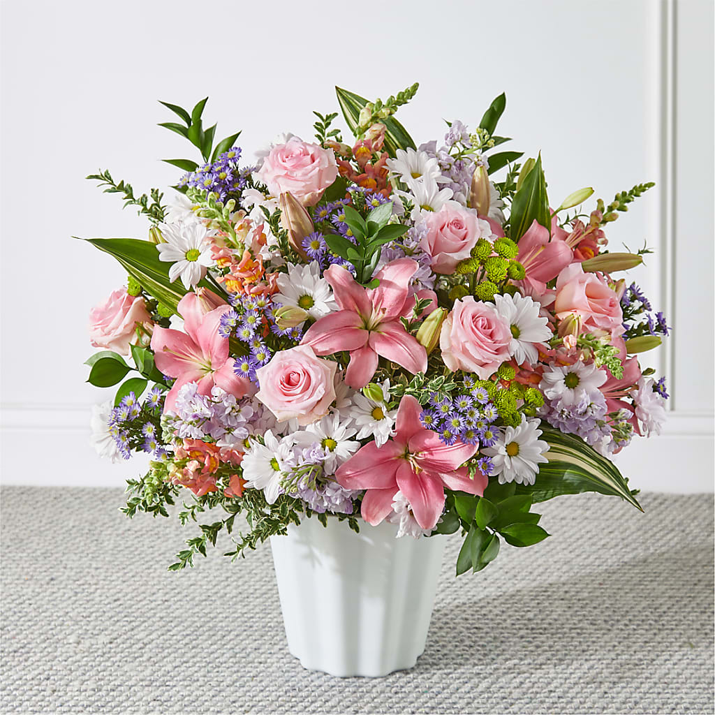 Abundant Compassion Floor Basket – Margartia Flowers, Jersey City NJ