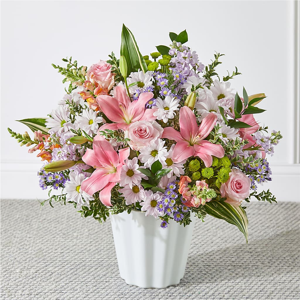 Abundant Compassion Floor Basket – Margartia Flowers, Jersey City NJ