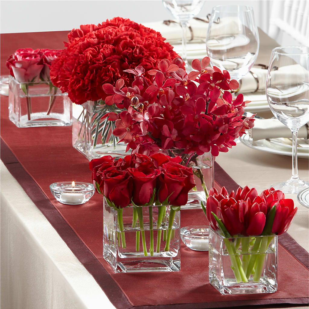 Modern Grace Centerpiece – Margartia Flowers, Jersey City NJ