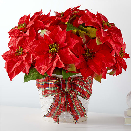 Happiest Holidays Poinsettia –  Margartia Flowers, Jersey City NJ