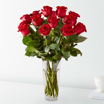 Long Stem Red Rose Bouquet –  Margartia Flowers, Jersey City NJ