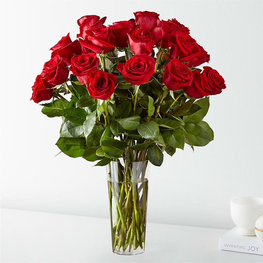 Long Stem Red Rose Bouquet –  Margartia Flowers, Jersey City NJ