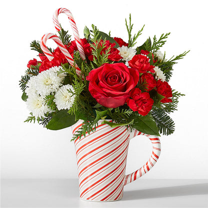 Peppermint Swirl Mug –  Margartia Flowers, Jersey City NJ
