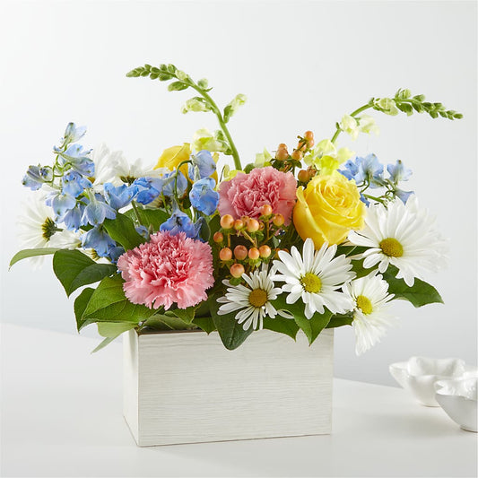 Sun Salutation Box Bouquet –  Margartia Flowers, Jersey City NJ