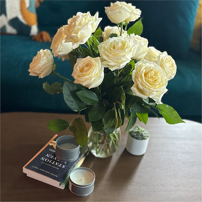 Long Stem Yellow Rose Bouquet –  Margartia Flowers, Jersey City NJ