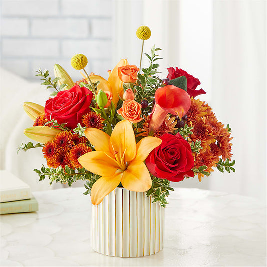 Scarlet Skies Bouquet –  Margartia Flowers, Jersey City NJ