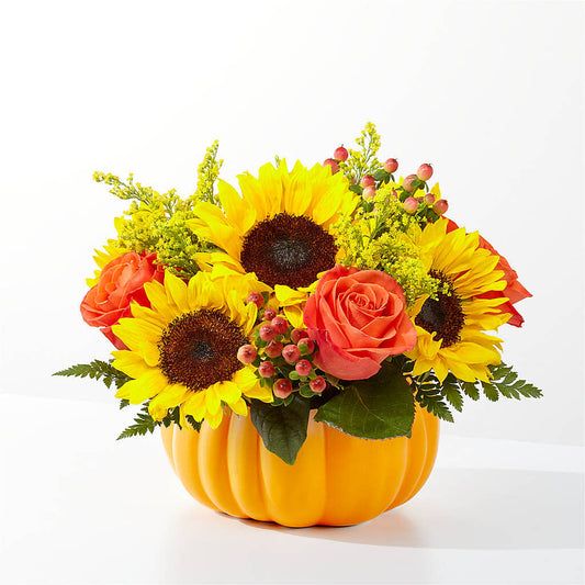 Pick of the Patch Pumpkin Bouquet –  Margartia Flowers, Jersey City NJ