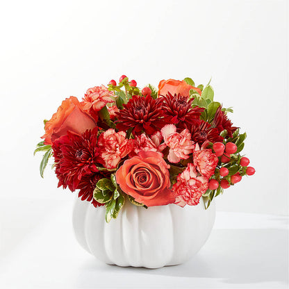Autumn Air Pumpkin Bouquet –  Margartia Flowers, Jersey City NJ