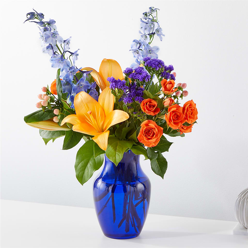 Radiant Citrus Bouquet –  Margartia Flowers, Jersey City NJ