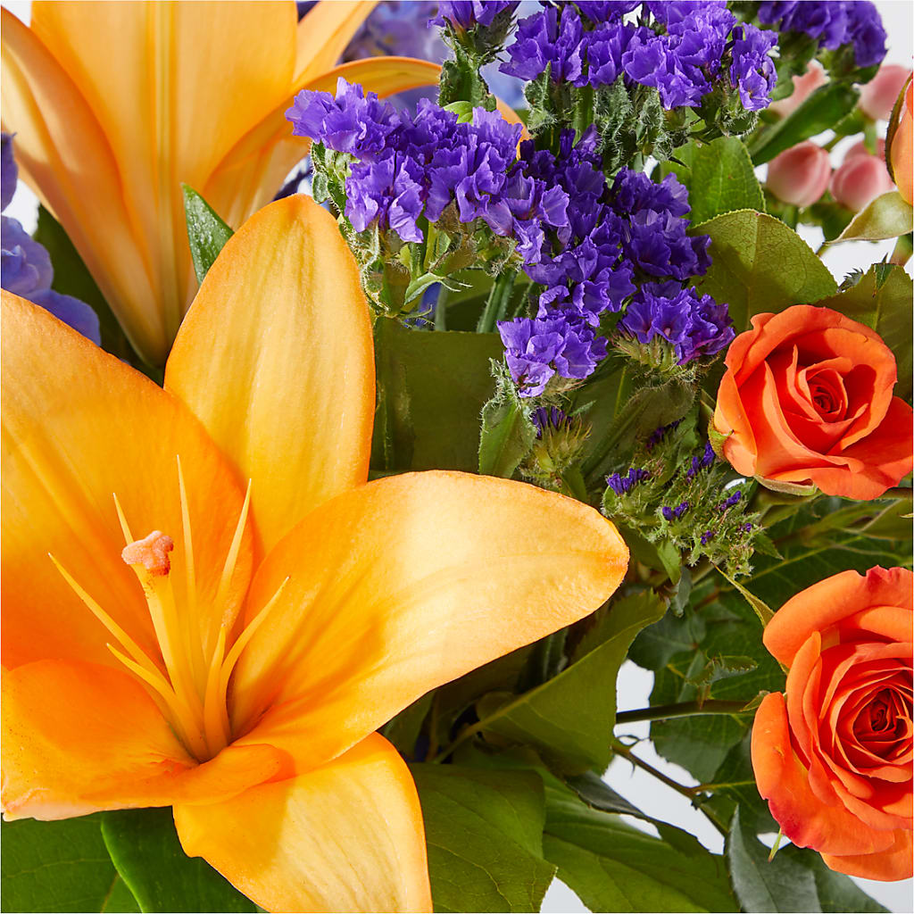 Radiant Citrus Bouquet –  Margartia Flowers, Jersey City NJ