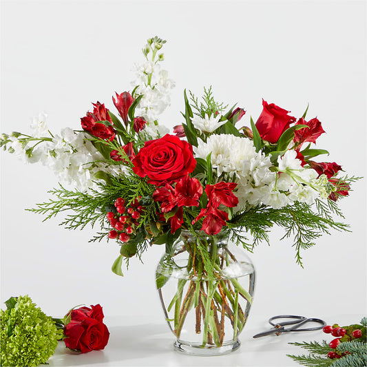 Merry Moment Bouquet – A Florist Original –  Margartia Flowers, Jersey City NJ