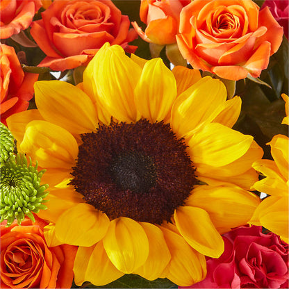 Sun-drenched Blooms Box Bouquet –  Margartia Flowers, Jersey City NJ