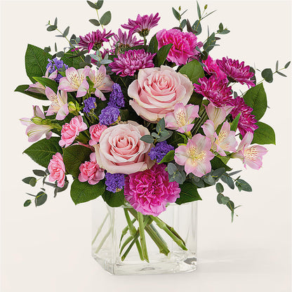 Rosy Radiance Bouquet –  Margartia Flowers, Jersey City NJ