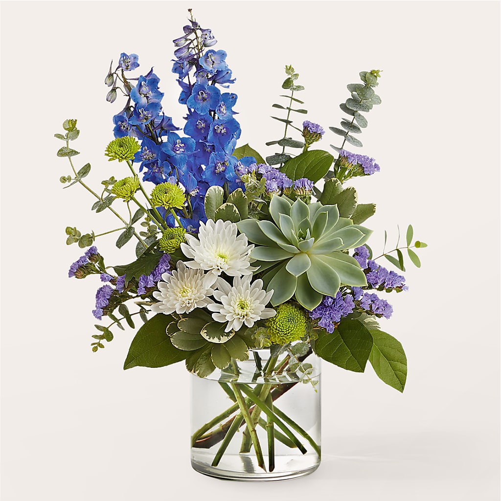 Cerulean Waves Bouquet –  Margartia Flowers, Jersey City NJ