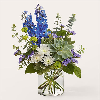 Cerulean Waves Bouquet –  Margartia Flowers, Jersey City NJ
