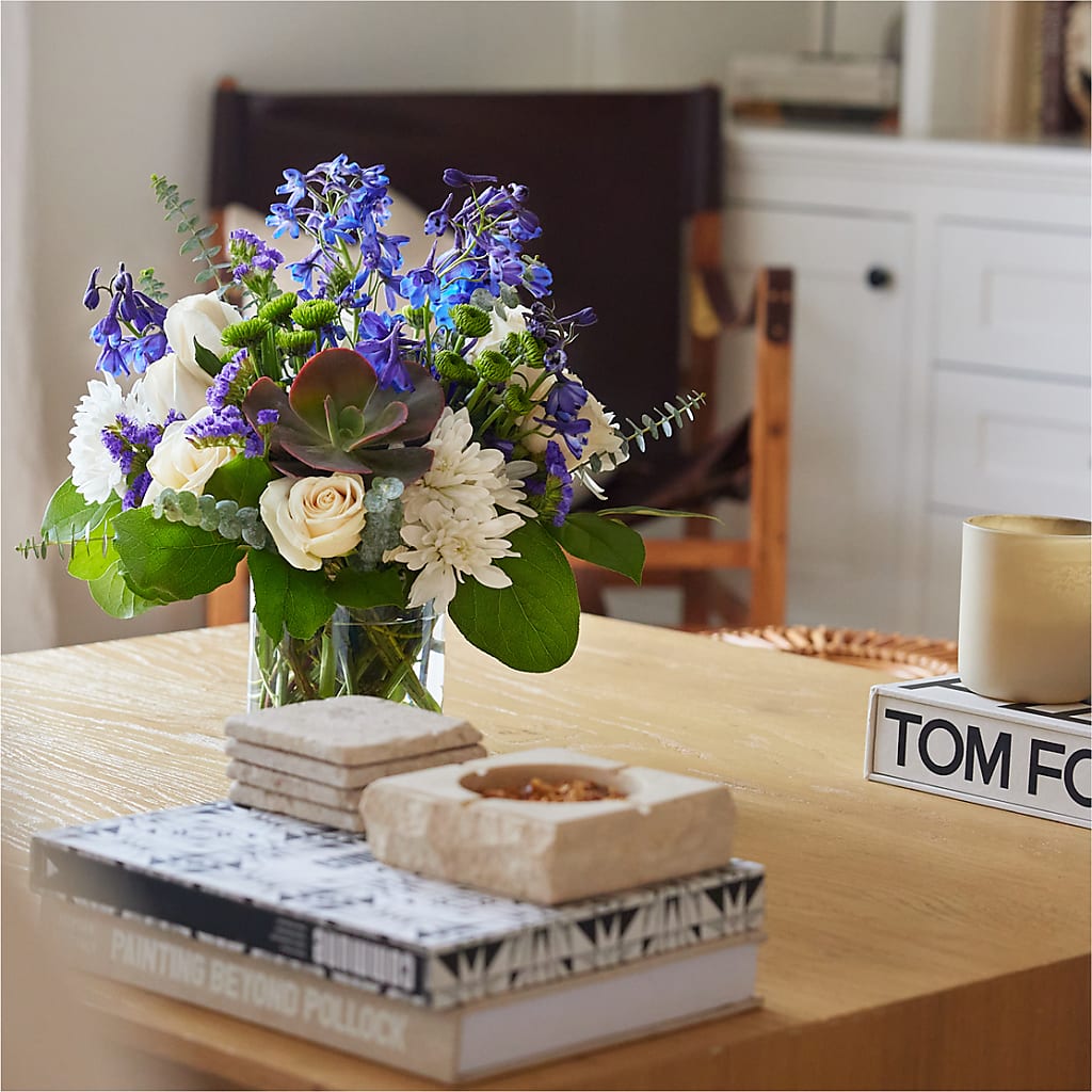 Cerulean Waves Bouquet –  Margartia Flowers, Jersey City NJ