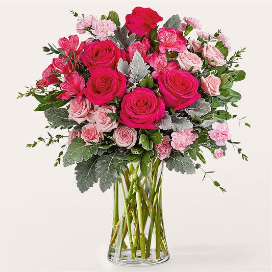 Tickled Pink Bouquet –  Margartia Flowers, Jersey City NJ