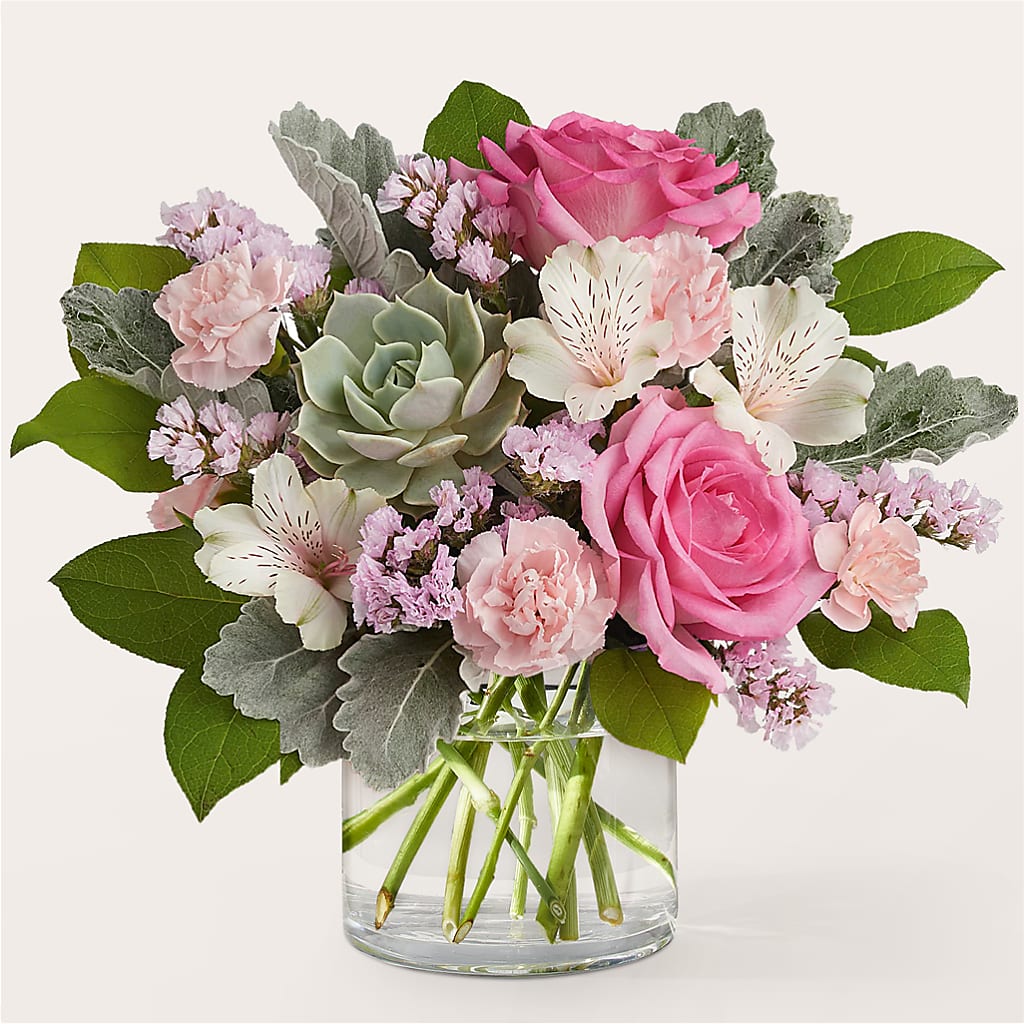 Dusty Rose Bouquet –  Margartia Flowers, Jersey City NJ