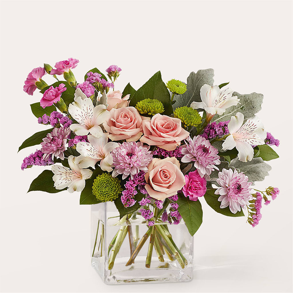 Pink Suede Bouquet –  Margartia Flowers, Jersey City NJ