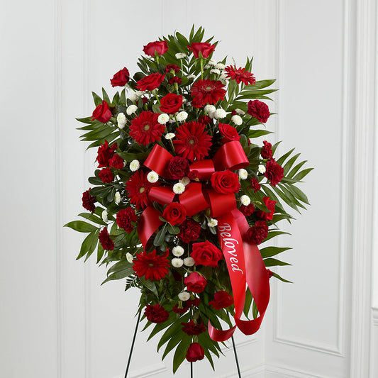 Treasured Memories Standing Spray –  Margartia Flowers, Jersey City NJ