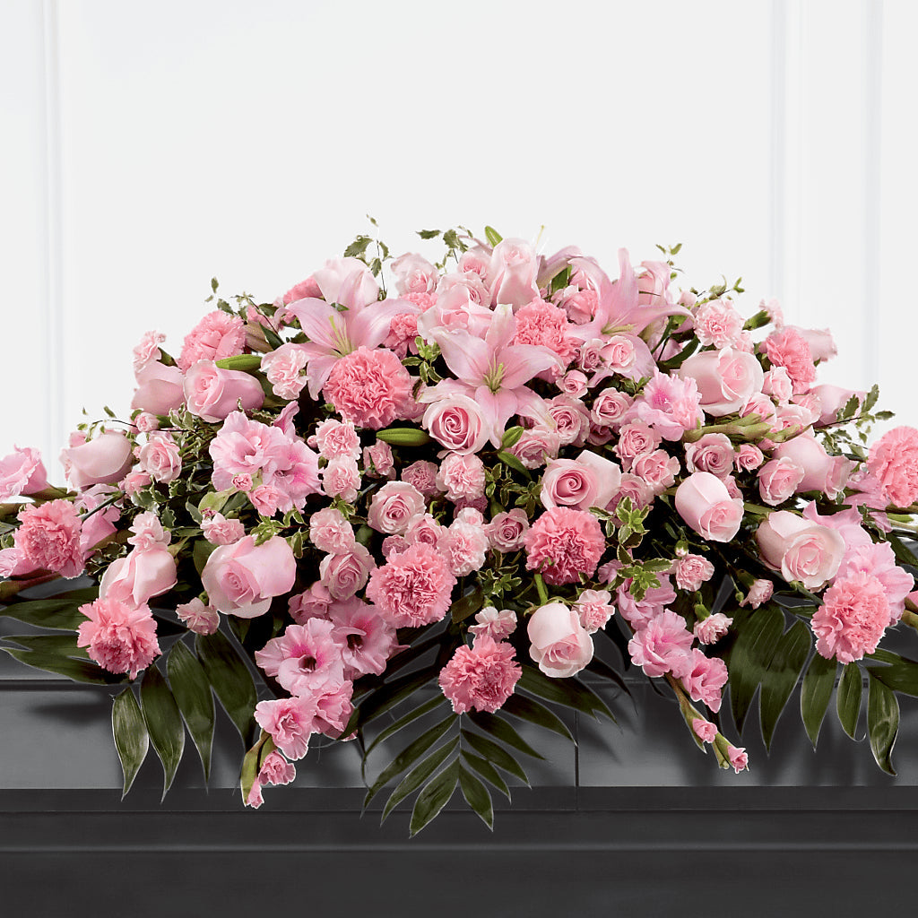Garden of Comfort Casket Spray (Standard) –  Margartia Flowers, Jersey City NJ