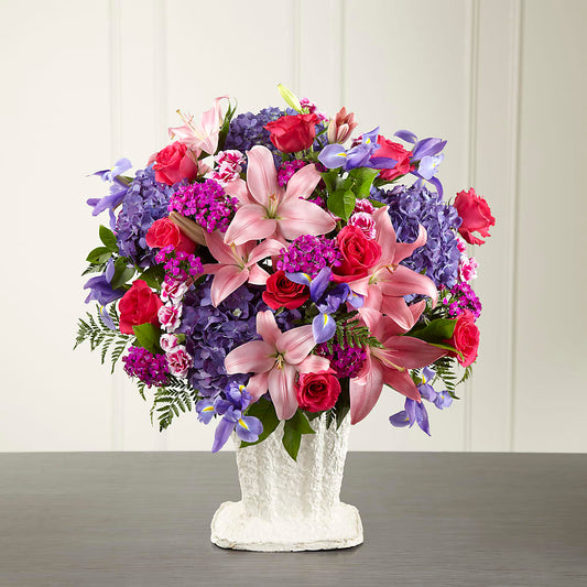 We Fondly Remember Arrangement –  Margartia Flowers, Jersey City NJ