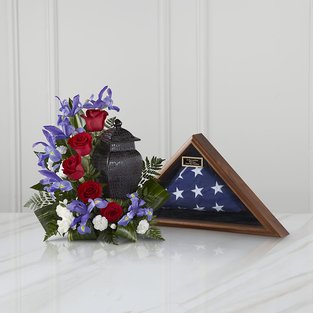 Patriotic Tribute Arrangement –  Margartia Flowers, Jersey City NJ