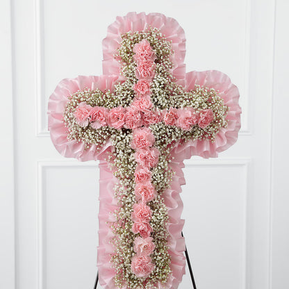 Angel's Cross Easel –  Margartia Flowers, Jersey City NJ