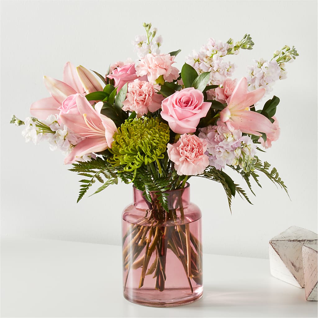 Pretty in Pink Bouquet –  Margartia Flowers, Jersey City NJ
