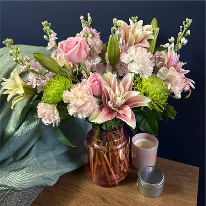 Pretty in Pink Bouquet –  Margartia Flowers, Jersey City NJ