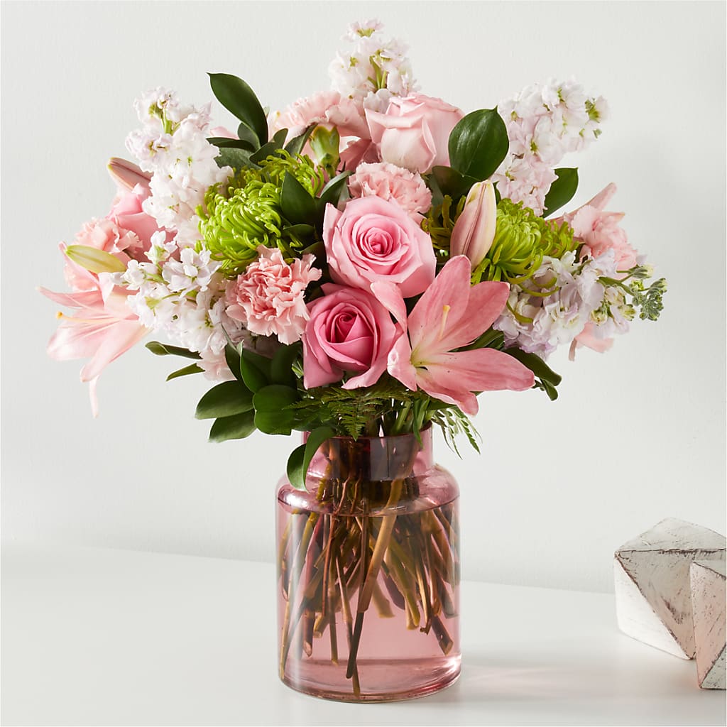 Pretty in Pink Bouquet –  Margartia Flowers, Jersey City NJ