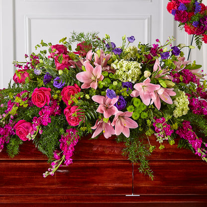Radiant Tribute Casket Spray –  Margartia Flowers, Jersey City NJ