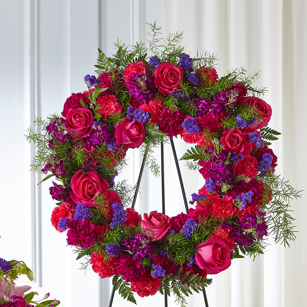 Calming Colors Wreath –  Margartia Flowers, Jersey City NJ