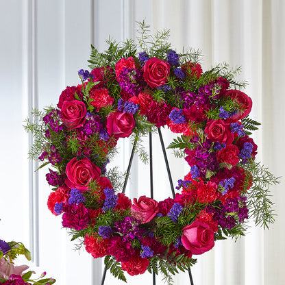 Calming Colors Wreath –  Margartia Flowers, Jersey City NJ