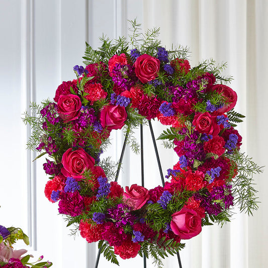 Calming Colors Wreath –  Margartia Flowers, Jersey City NJ
