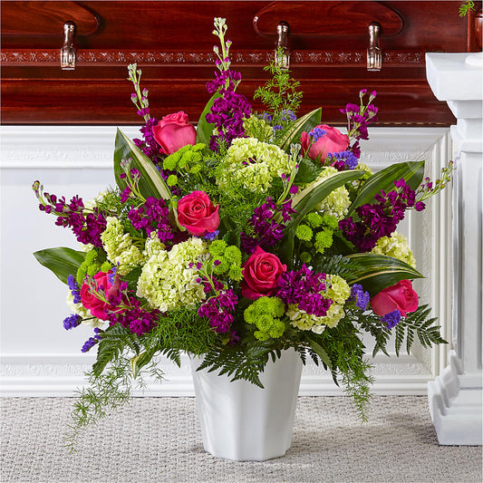 Beautiful Horizons Floor Basket –  Margartia Flowers, Jersey City NJ