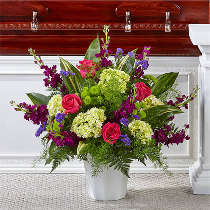 Beautiful Horizons Floor Basket –  Margartia Flowers, Jersey City NJ