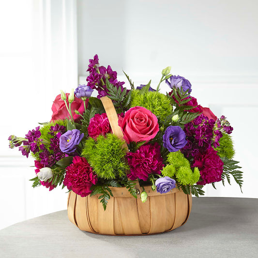 Serene Sanctuary Basket –  Margartia Flowers, Jersey City NJ
