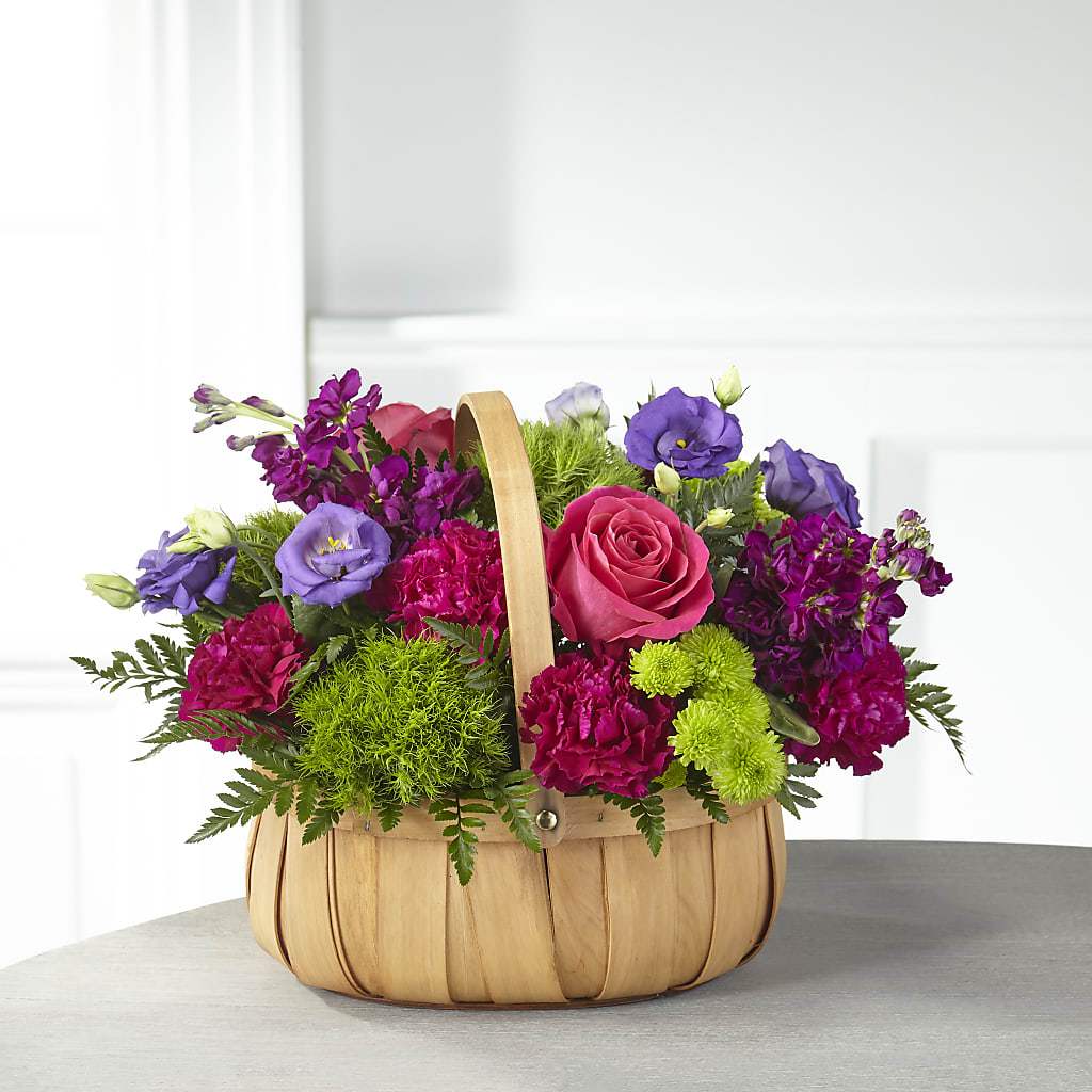 Serene Sanctuary Basket –  Margartia Flowers, Jersey City NJ