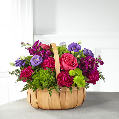 Serene Sanctuary Basket –  Margartia Flowers, Jersey City NJ