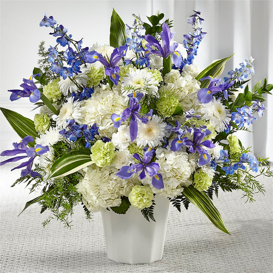 Soft Serenity Floor Basket –  Margartia Flowers, Jersey City NJ