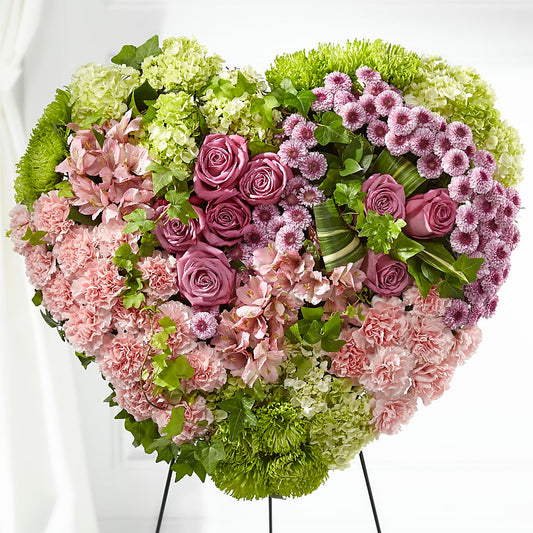 Heartwarming Standing Heart –  Margartia Flowers, Jersey City NJ