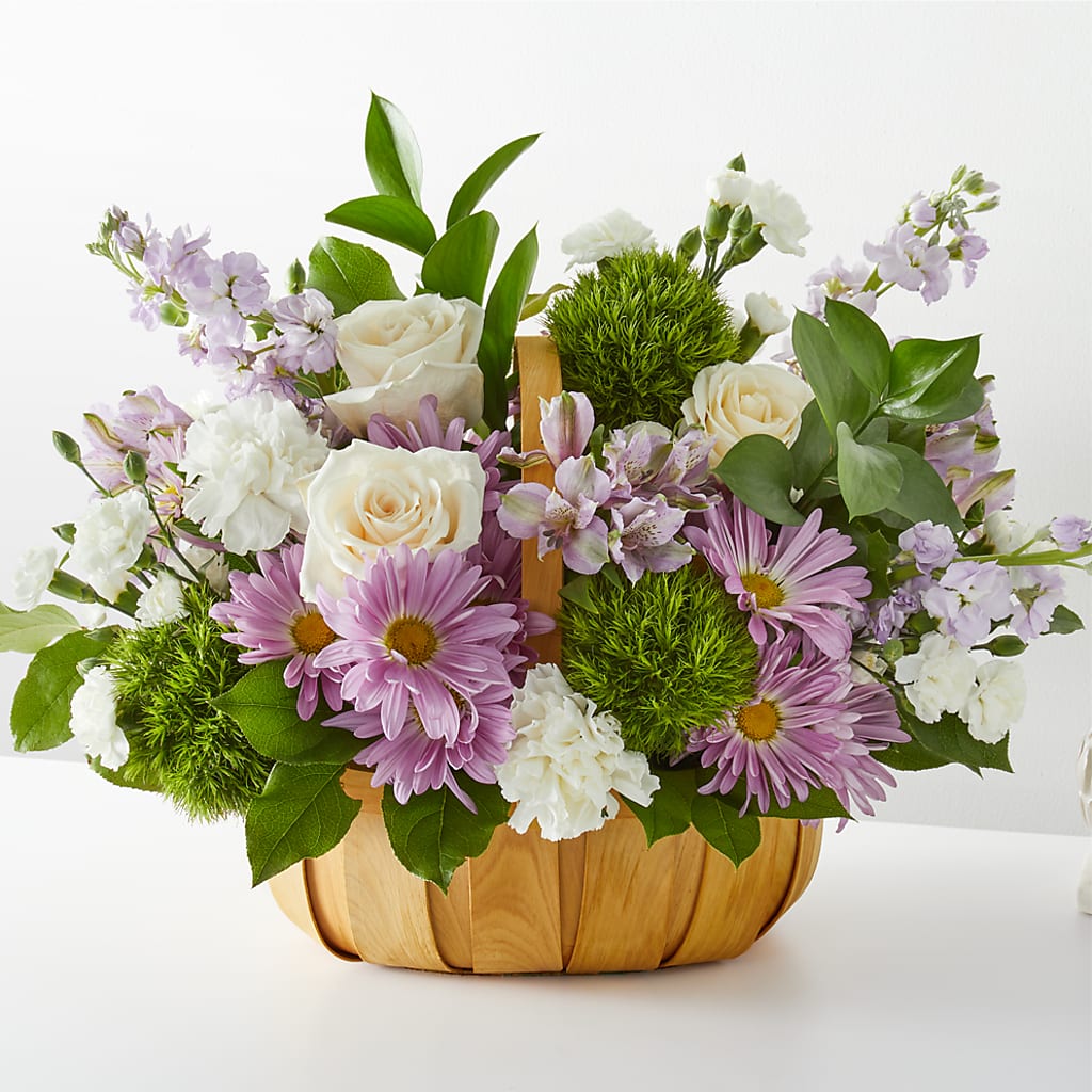 Peace & Love Basket –  Margartia Flowers, Jersey City NJ